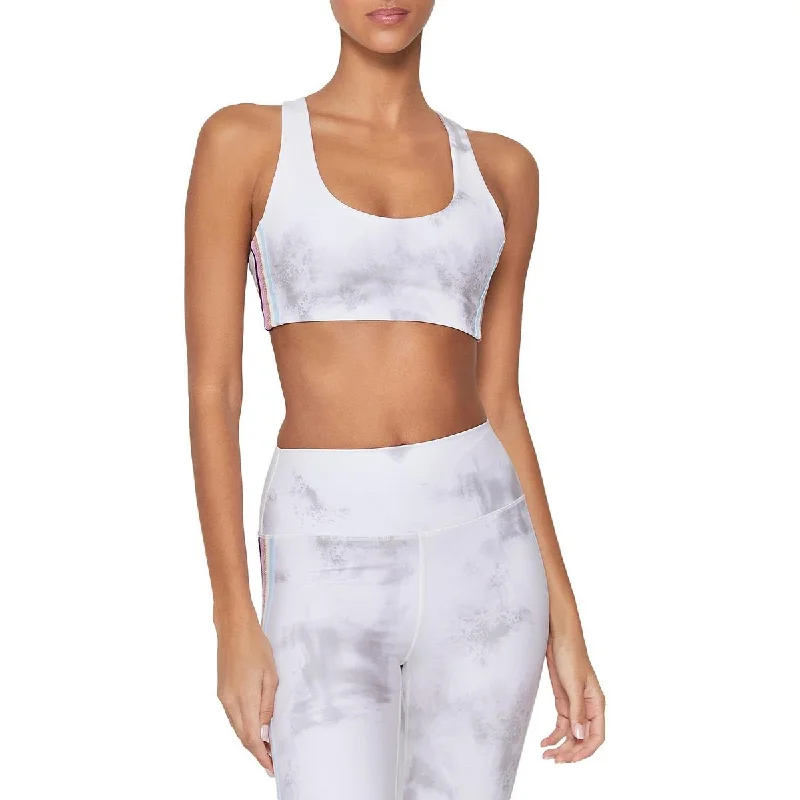 Yoga Bar for Better Digestion and Detox -Studio Sports Womens Metallic Yoga Sports Bra