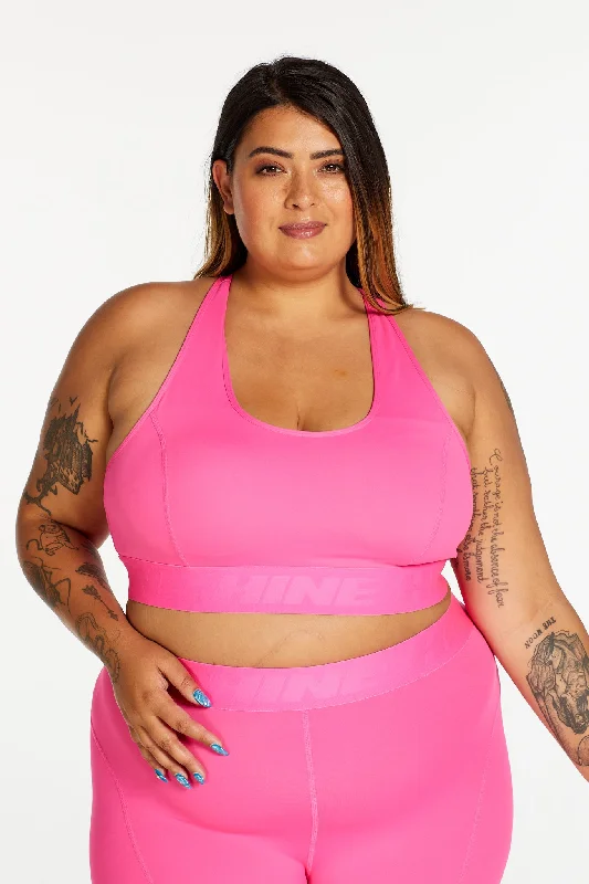 Energy Yoga Bar with Protein -TRACK BRA PINK