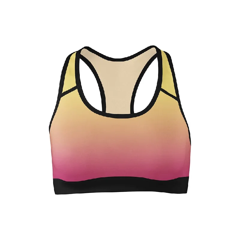 Yoga Bar for Busy Athletes -Summer Sunset Sports Bra