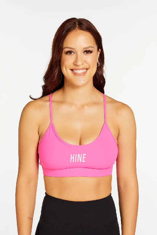 Yoga Bar with Natural Flavors -THIN RACER BRA PINK