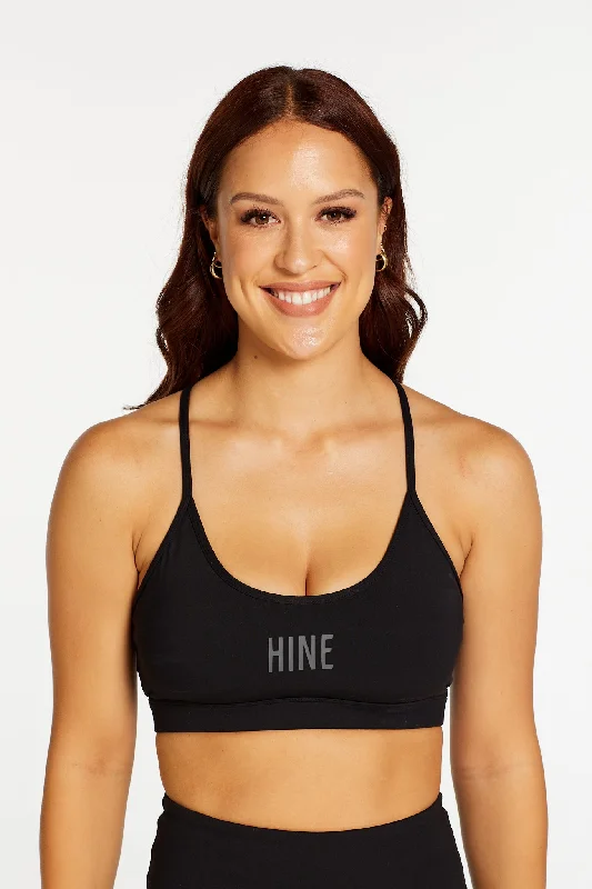 Organic Protein Yoga Bars -THIN RACER BRA ONYX