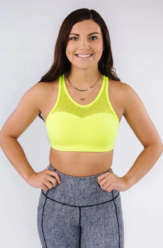 Yoga Bar with Blueberry Acai -Sweetheart Bra- Medium-High Impact Support
