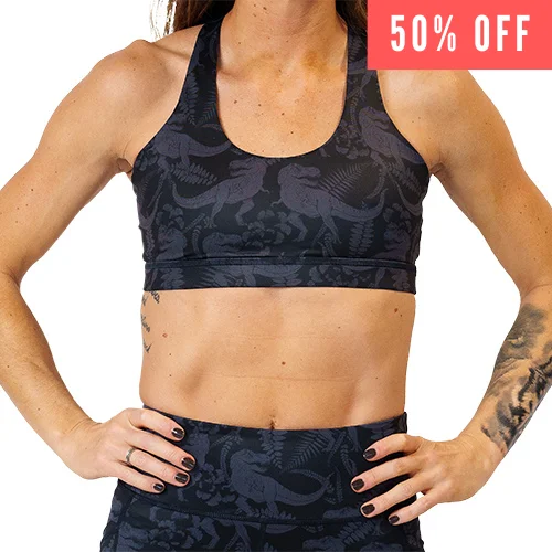 Vegan Protein Yoga Bar with No Fillers -Butterfly Back Bra | T-Flex