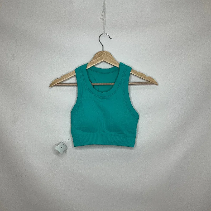 Yoga Bar Snack for Active Lifestyle -Teal Athletic Bra Cme, Size Xs