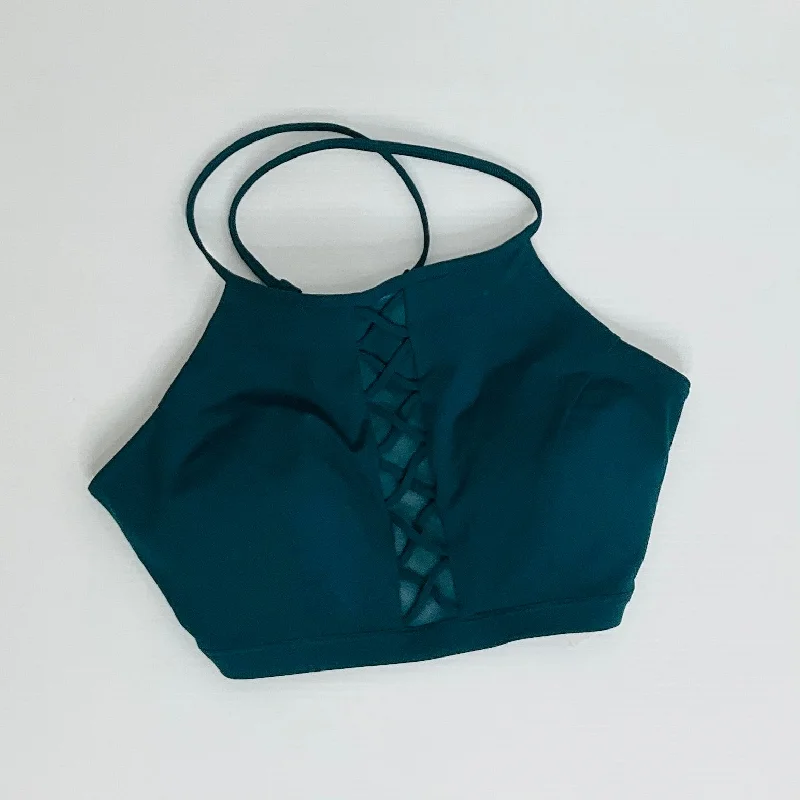 Yoga Bar with Real Nuts and Fruit -Teal Athletic Bra Lululemon, Size 6