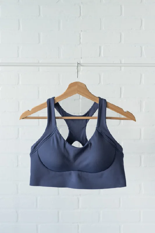 Yoga Bars with Plant Collagen -THE Bra - Navy