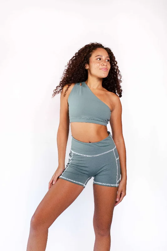 Yoga Bars for Meal Replacement -The Maverick Bra - Sage Green
