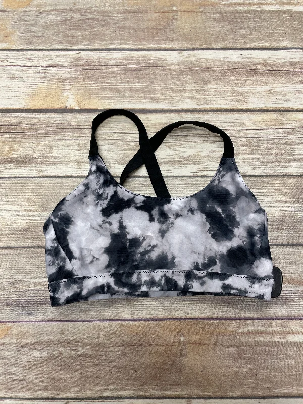 Yoga Bar with Coconut Water and Chia -Tie Dye Print Athletic Bra Cme, Size M
