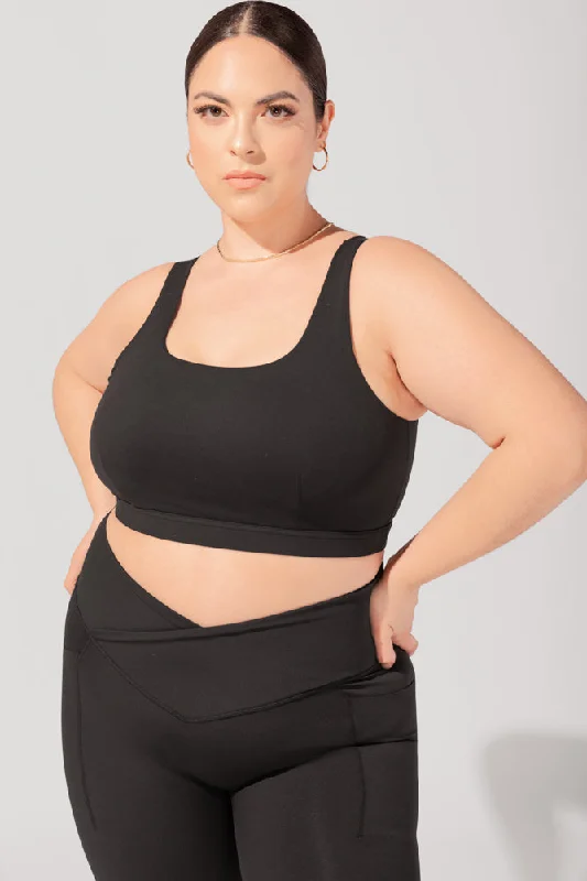 Non-GMO Yoga Bars -Tone Bra - Black