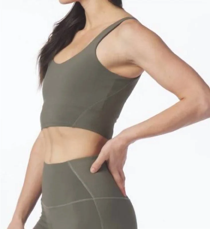 Yoga Bar with Cocoa Nibs -Tone Up Bra In Fern