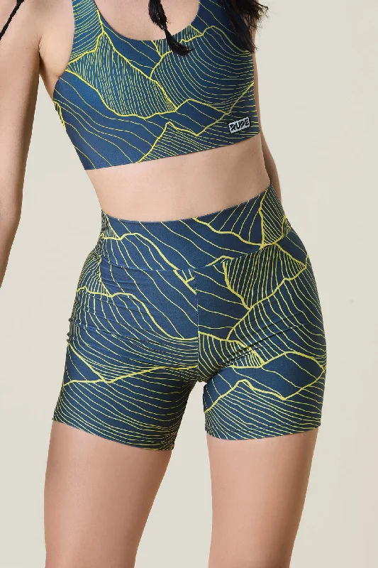 Yoga Bar with Antioxidants for Better Recovery -Isoipse Montagne Women's Sports Top - Teal Yoga Bar with Antioxidants for Better Recovery -Isoipse Montagne Women's Sports Top - Teal