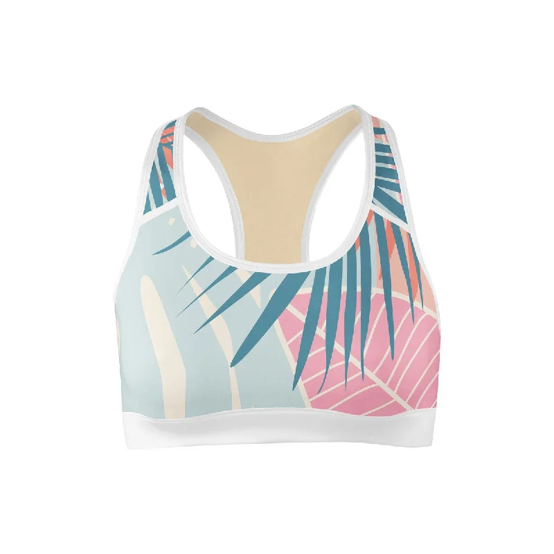 Yoga Bar for Muscle Growth and Repair -Tropical Sports Bra