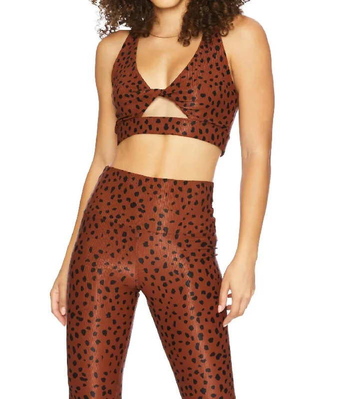 Yoga Bar for Hydration -Twist Top In Brown Spot