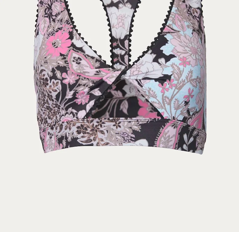 Yoga Bar for Increased Flexibility -Twist Top In Fandango Paisley