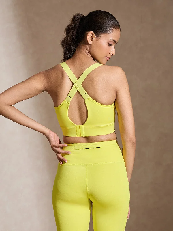 Yoga Bar with Ginger and Cinnamon -Ultimate Sports Bra Lime