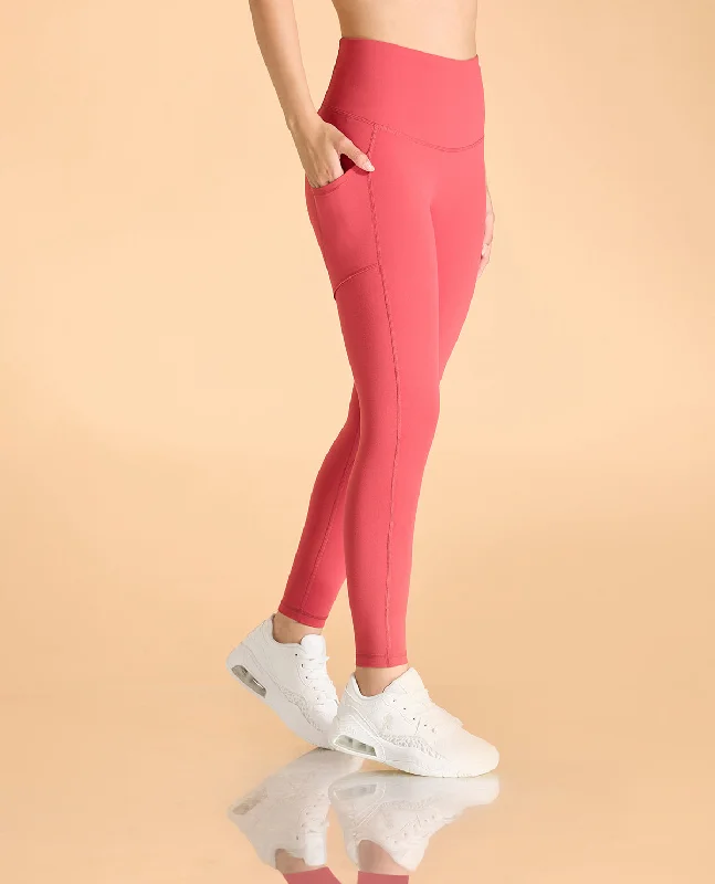 Yoga Bar with Raw Coconut for Energy -Luxe Ultra Soft Second SKN Active Leggings