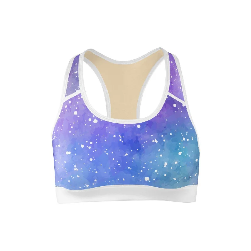 Yoga Bar with MCTs -Unicorn Galaxy Sports Bra