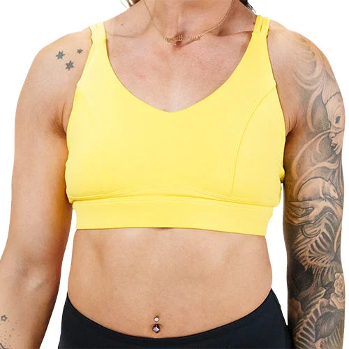 Non-GMO Yoga Bars -Vitality Bra | Yellow
