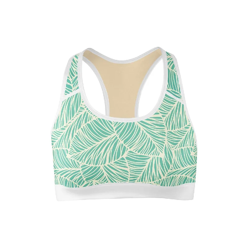 Yoga Bar with Natural Antioxidants -Vitamin Leaf Sports Bra