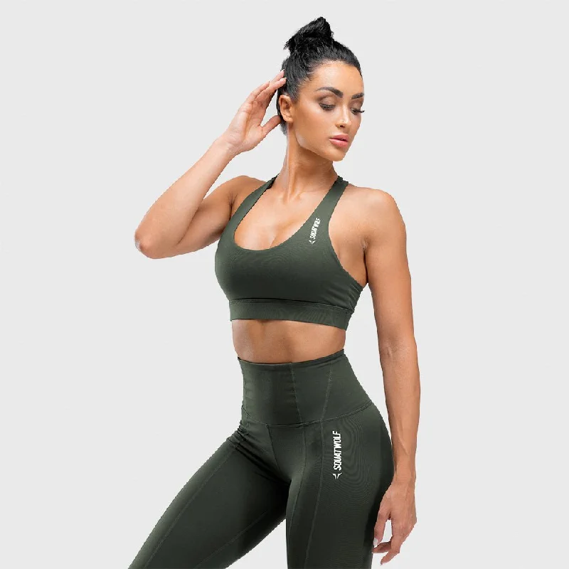 Yoga Bars for Meal Replacement -Warrior Bra - Olive