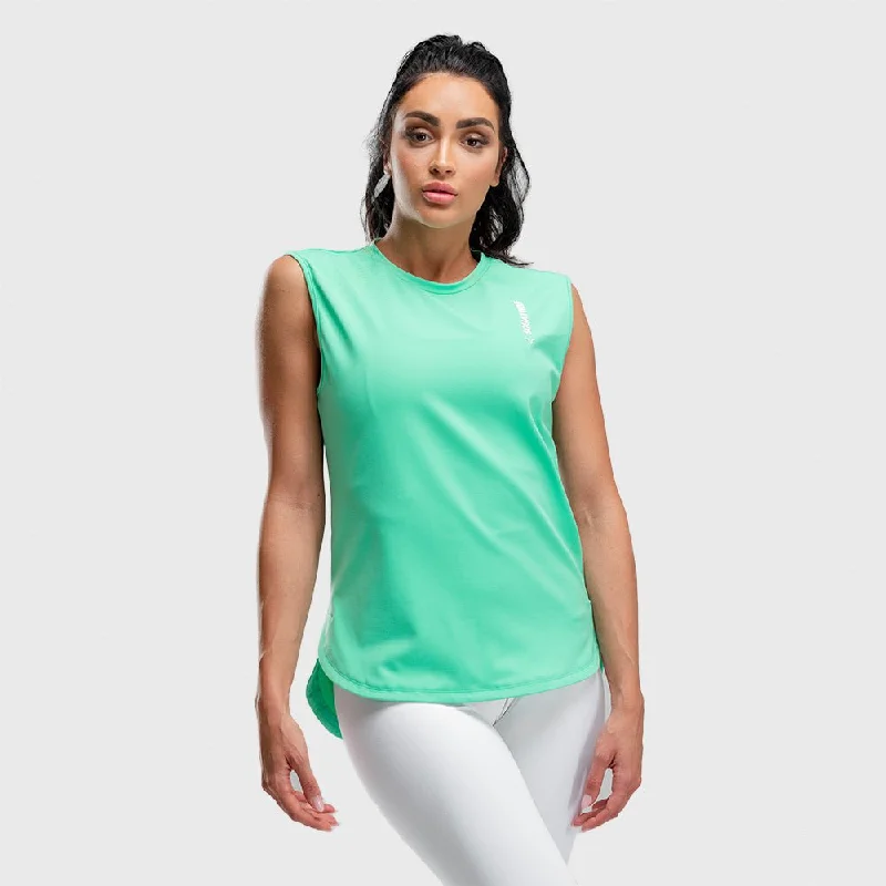 Vegan Protein Yoga Bars -Warrior Tank - Seagreen