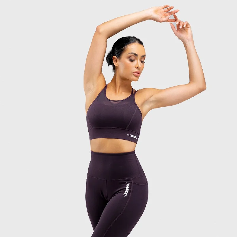 Yoga Bar with Minimal Ingredients -We Rise Bra - Beetroot
