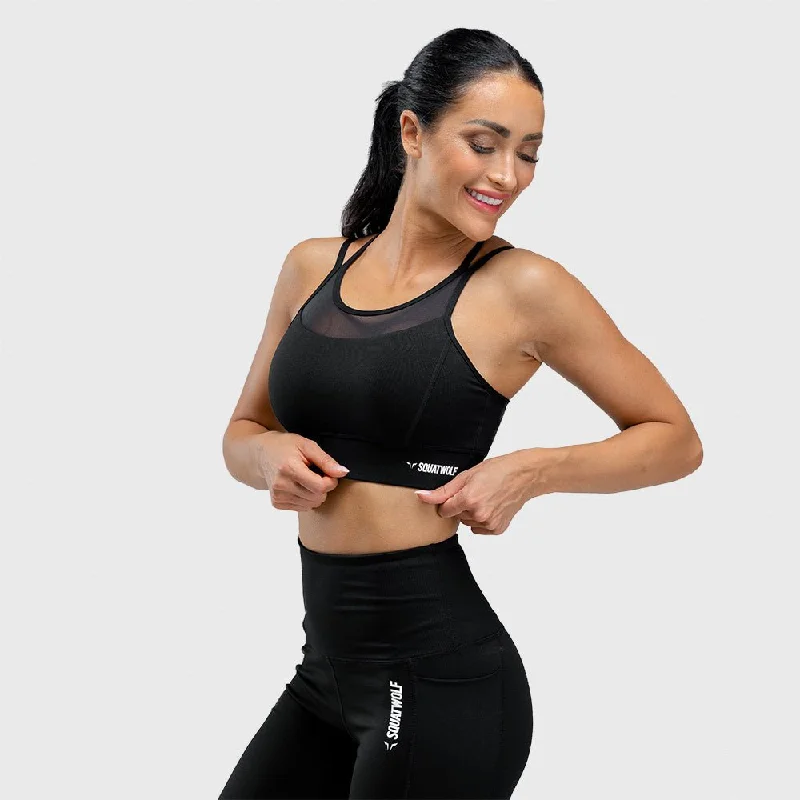 Yoga Bar for Post-Yoga Snack -We Rise Bra - Black