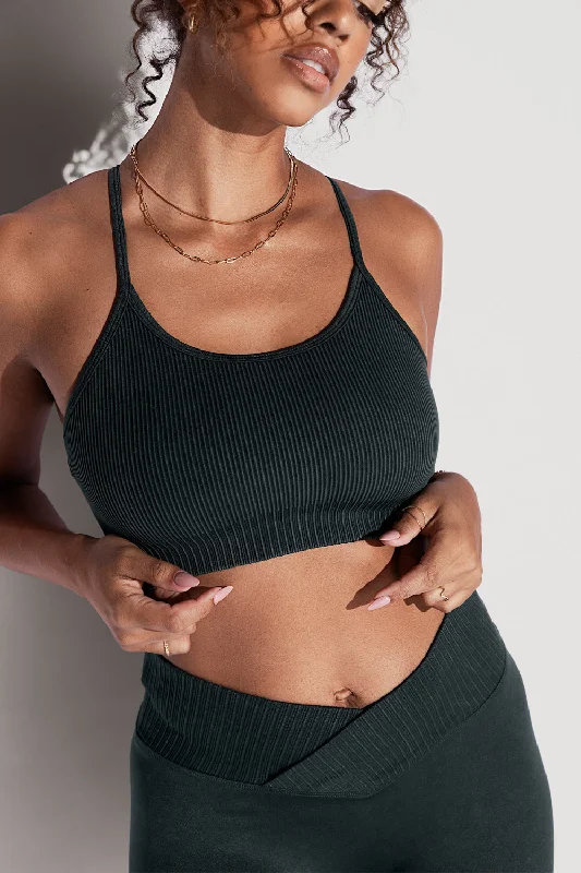Yoga Bar with Agave -What's the Scoop Seamless Bra - Magical Forest