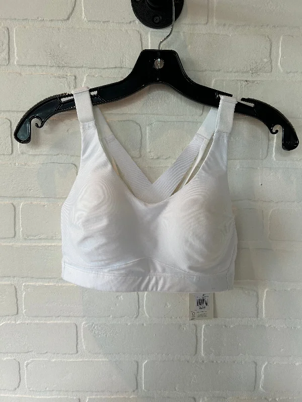 Yoga Bar with Apple and Ginger -White Athletic Bra Calia, Size M