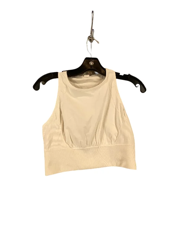 Low-Calorie Yoga Bars -White Athletic Bra Lululemon, Size 8