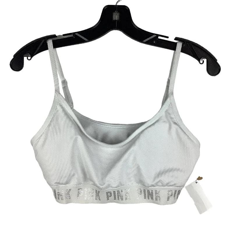 Yoga Bar with Blueberry Acai -White Athletic Bra Pink, Size M