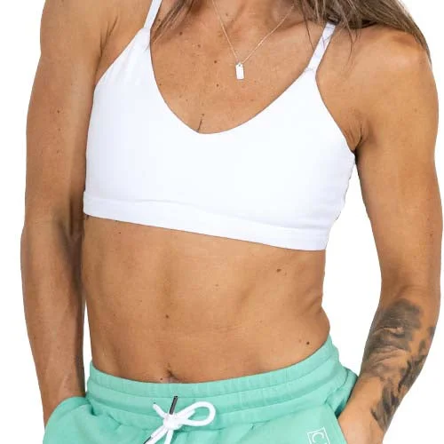 Yoga Bar with Fresh Fruit -Move Free Bra | White