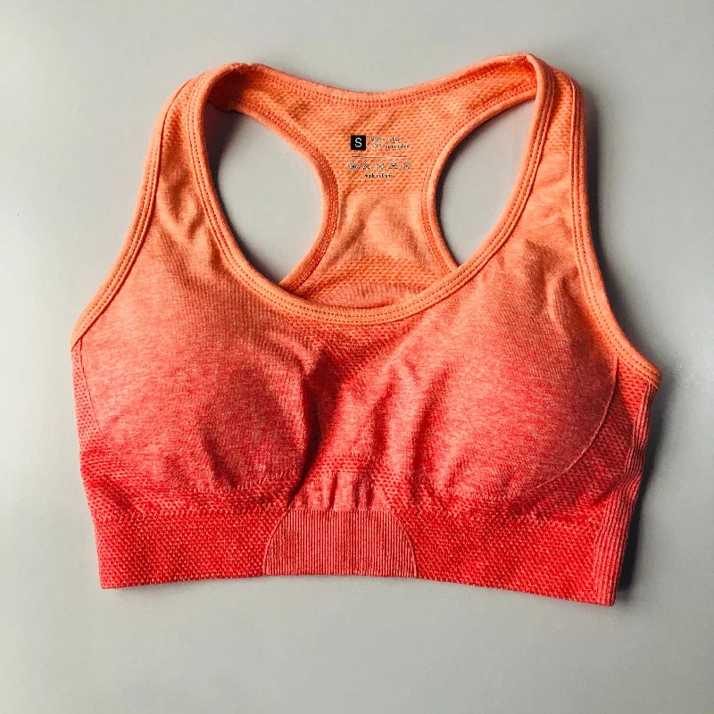 Yoga Bar with Honey and Almonds -Women Fitness Seamless Athletic Wear Sports Bra