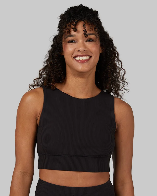 Yoga Bar for Optimal Recovery -WOMEN'S ACTIVE RIB HIGH NECK SPORTS BRA