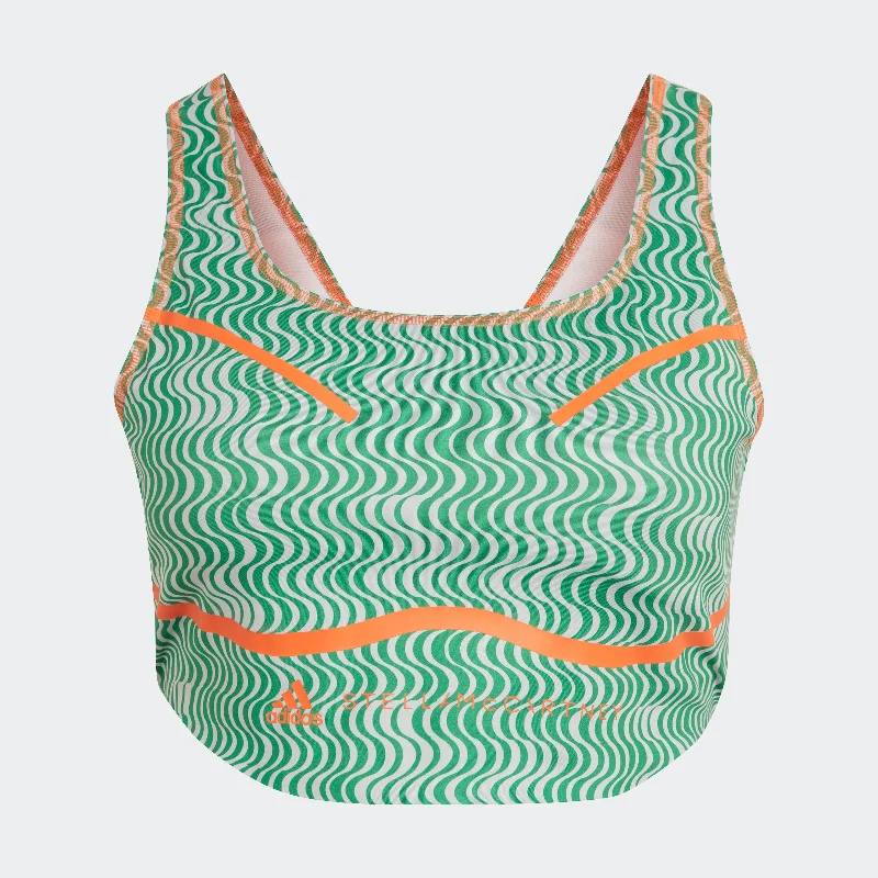Yoga Bar with Coconut Oil -Women's adidas adidas by Stella McCartney TruePurpose Printed Crop Top - Plus Size