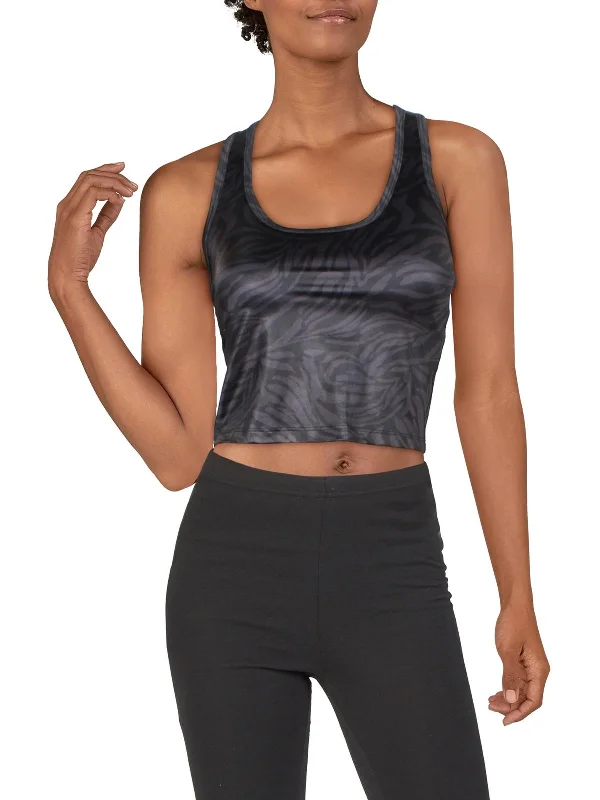 Yoga Bar for Athletic Performance -Womens Animal Print Fitness Sports Bra