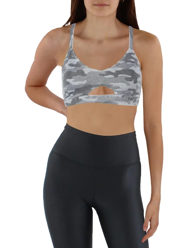 Healthy Yoga Bars for Energy -Womens Camouflage Fitness Sports Bra
