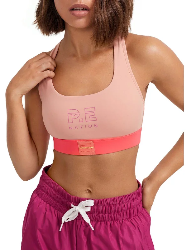 Organic Protein Yoga Bar with Low Sugar -Womens Stretch Yoga Athletic Bra