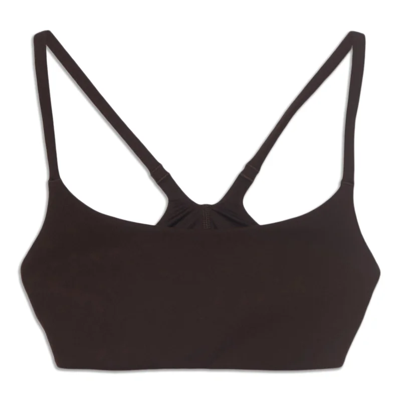 Yoga Bar with Cocoa Butter -Wunder Train Strappy Racer Bra - Resale