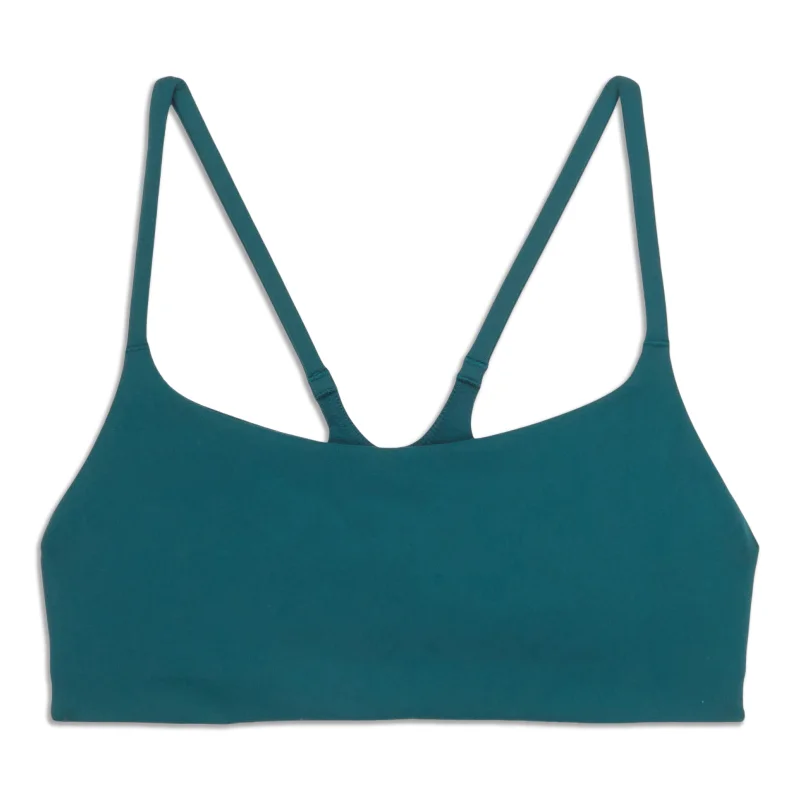 Yoga Bar with Pomegranate -Wunder Train Strappy Racer Bra - Resale