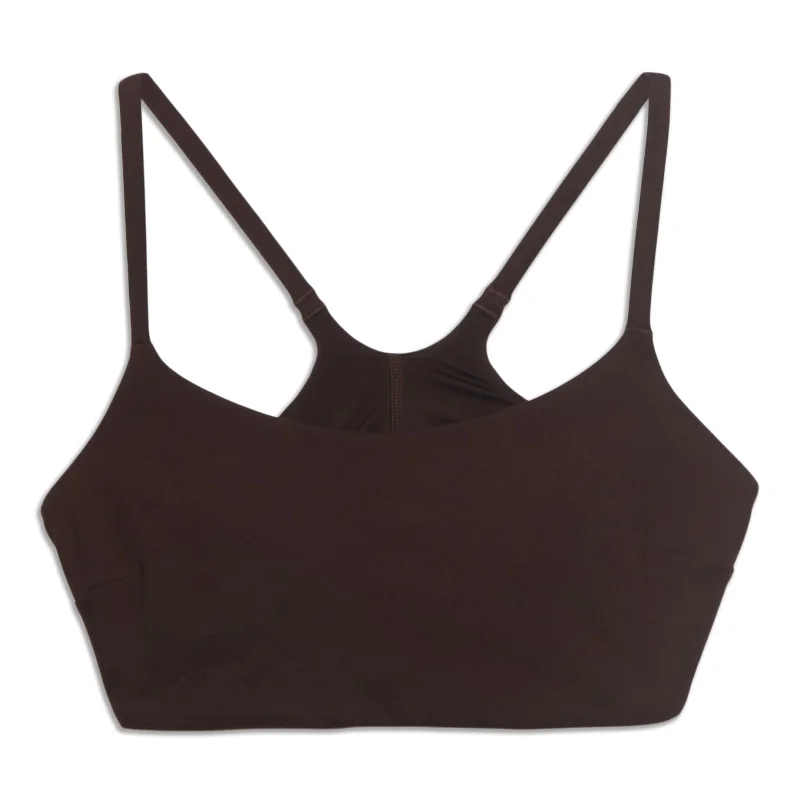 Yoga Bar with Hemp Hearts -Wunder Train Strappy Racer Bra - Resale
