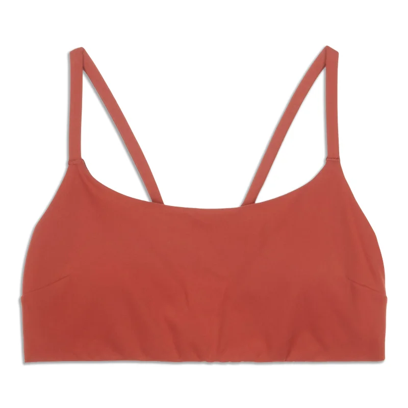 Organic Yoga Bars for Energy -Wunder Train Strappy Racer Bra - Resale
