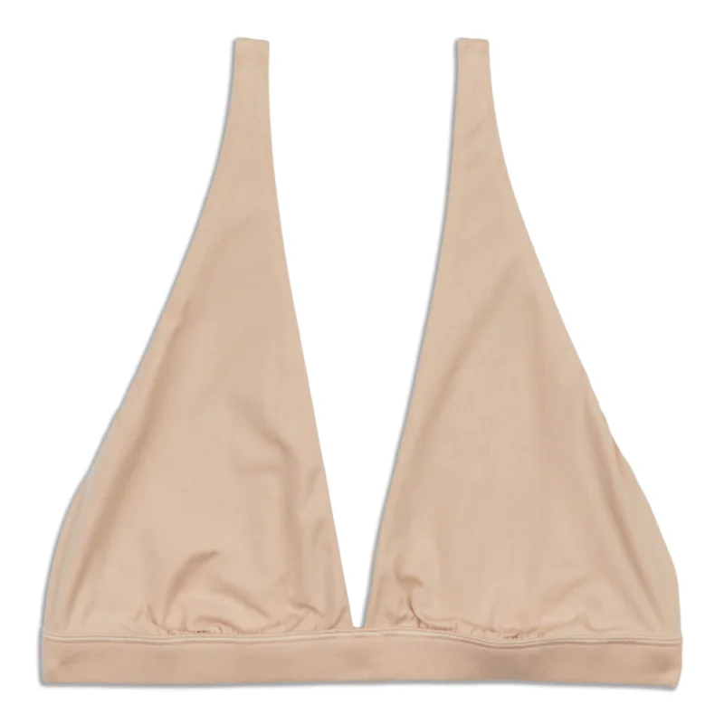 Yoga Bar with Almond Butter -Wundermost Ultra-Soft Triangle Bralette A–D Cups - Resale