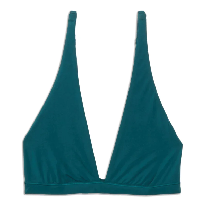 Yoga Bar with Blueberries -Wundermost Ultra-Soft Triangle Bralette A–D Cups - Resale