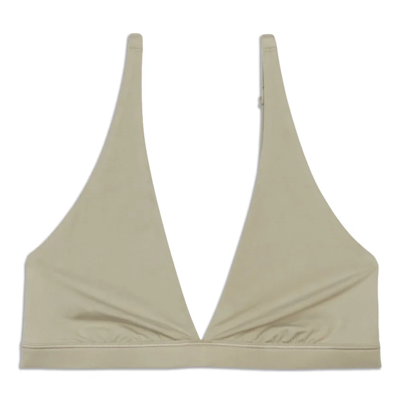 Yoga Bar with Matcha -Wundermost Ultra-Soft Triangle Bralette - Resale