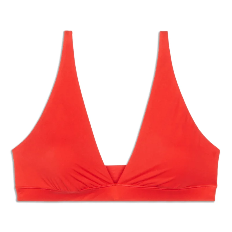Yoga Bars for Post-Workout -Wundermost Ultra-Soft Triangle Bralette - Resale