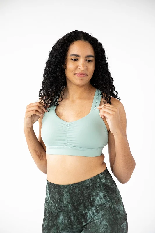 Yoga Bar with Raw Coconut for Energy -Handful Y-Back Bra - Mint To Be (Mint Green)