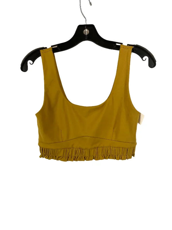 Yoga Bar with Healthy Omega-3 Fats -Yellow Athletic Bra Fila, Size M