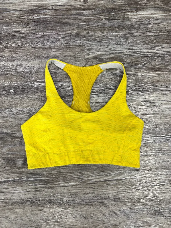 Yoga Bars with Plant-Based Proteins -Yellow Athletic Bra Outdoor Voices, Size Xs