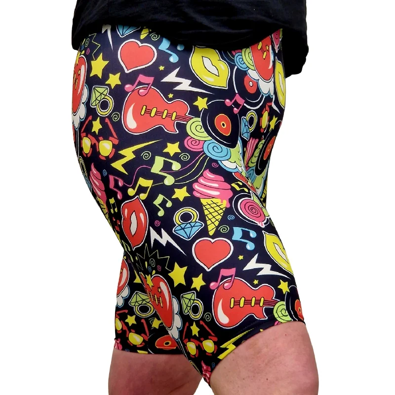 Yoga Shorts for Deep Flexibility and Strength -24/7 Biker Shorts - Poprock